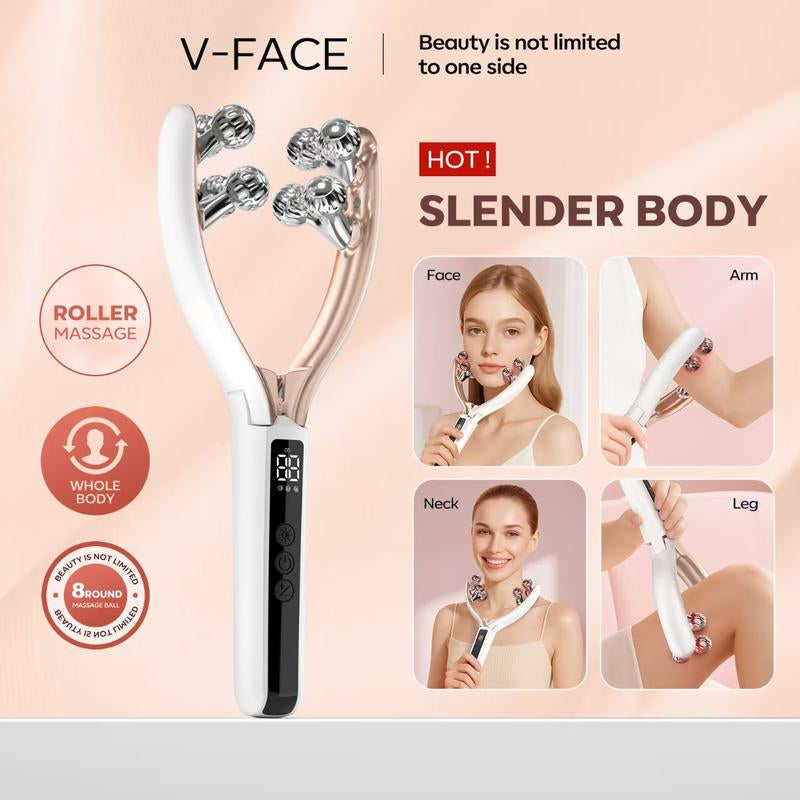 Wireless Face Massager Tool - Rechargeable Skin Care Device for Puffiness Reduction & Improved Circulation - Portable for Home & Travel - 300G Weight - 11.6X4.2X1.6 Inches Facial Roller Daily