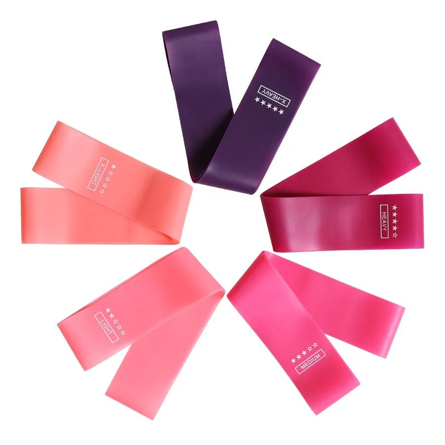 NeduGlow™ FitFlex – Kit de 5 Bandes de Résistance Premium