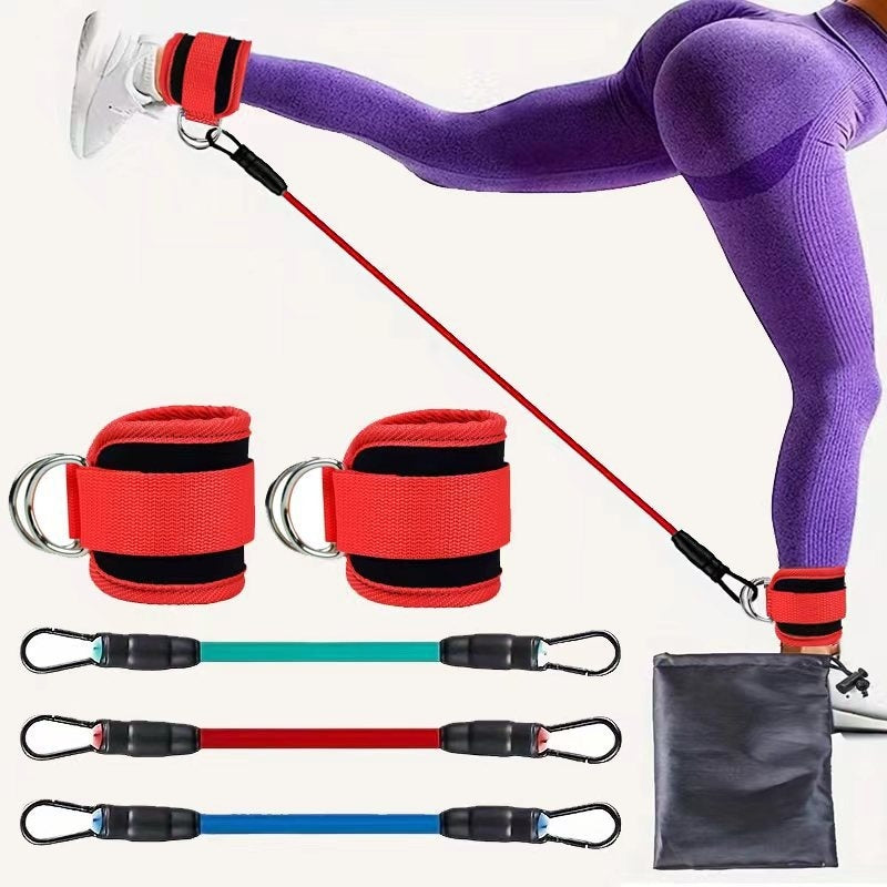 NeduGlow FitFlex™ Ankle Resistance Bands – Hip & Leg Strength Training Set