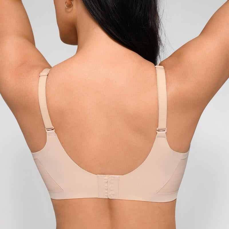 Feelingirl Womens Comfortable Wireless Bras Push up Bralettes Seamless Tshirts Bras Deep V Everyday Bras