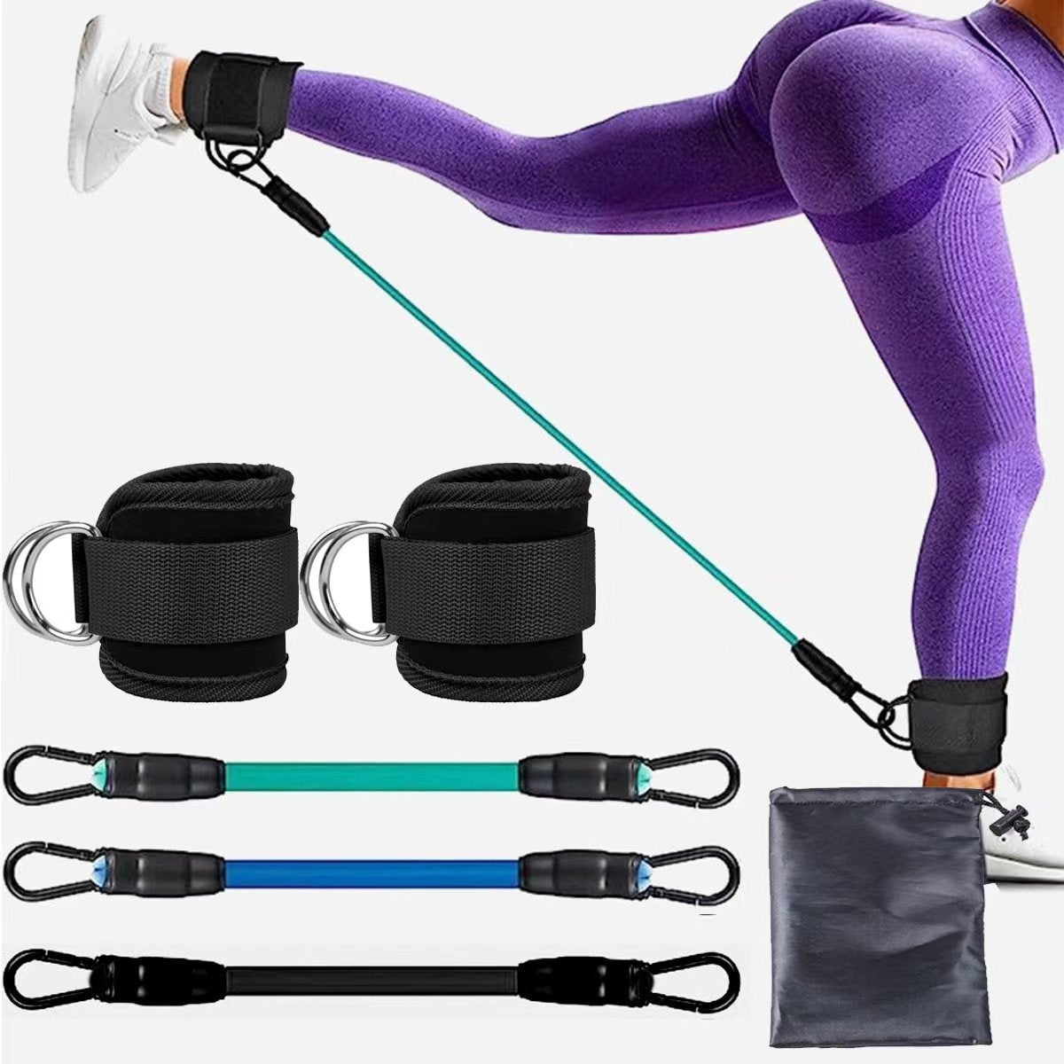 NeduGlow FitFlex™ Ankle Resistance Bands – Hip & Leg Strength Training Set